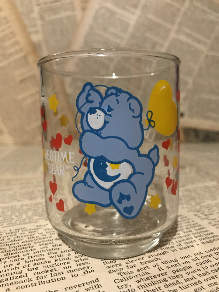 ☆1980年代/ケアベア/ミニグラス②Care Bears/ファンシートイUSA即決ビンテージ☆拍卖