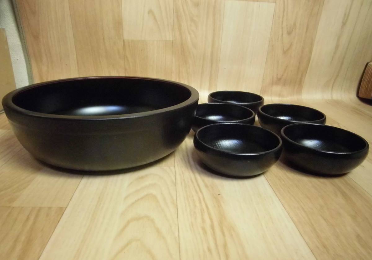 KITAICHI 天然木 大鉢 ボールx1 小ボールx5拍卖