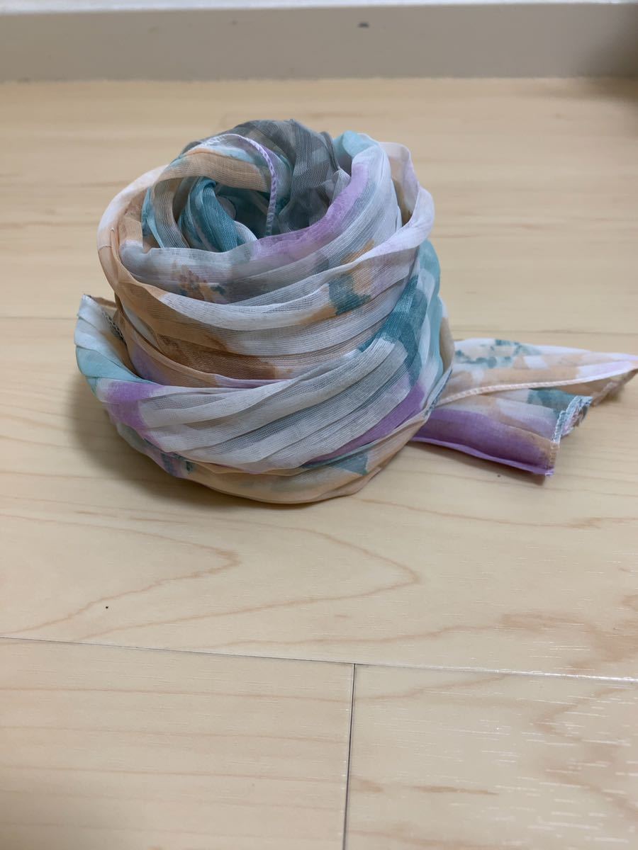 ☆柄プリーツストール☆拍卖