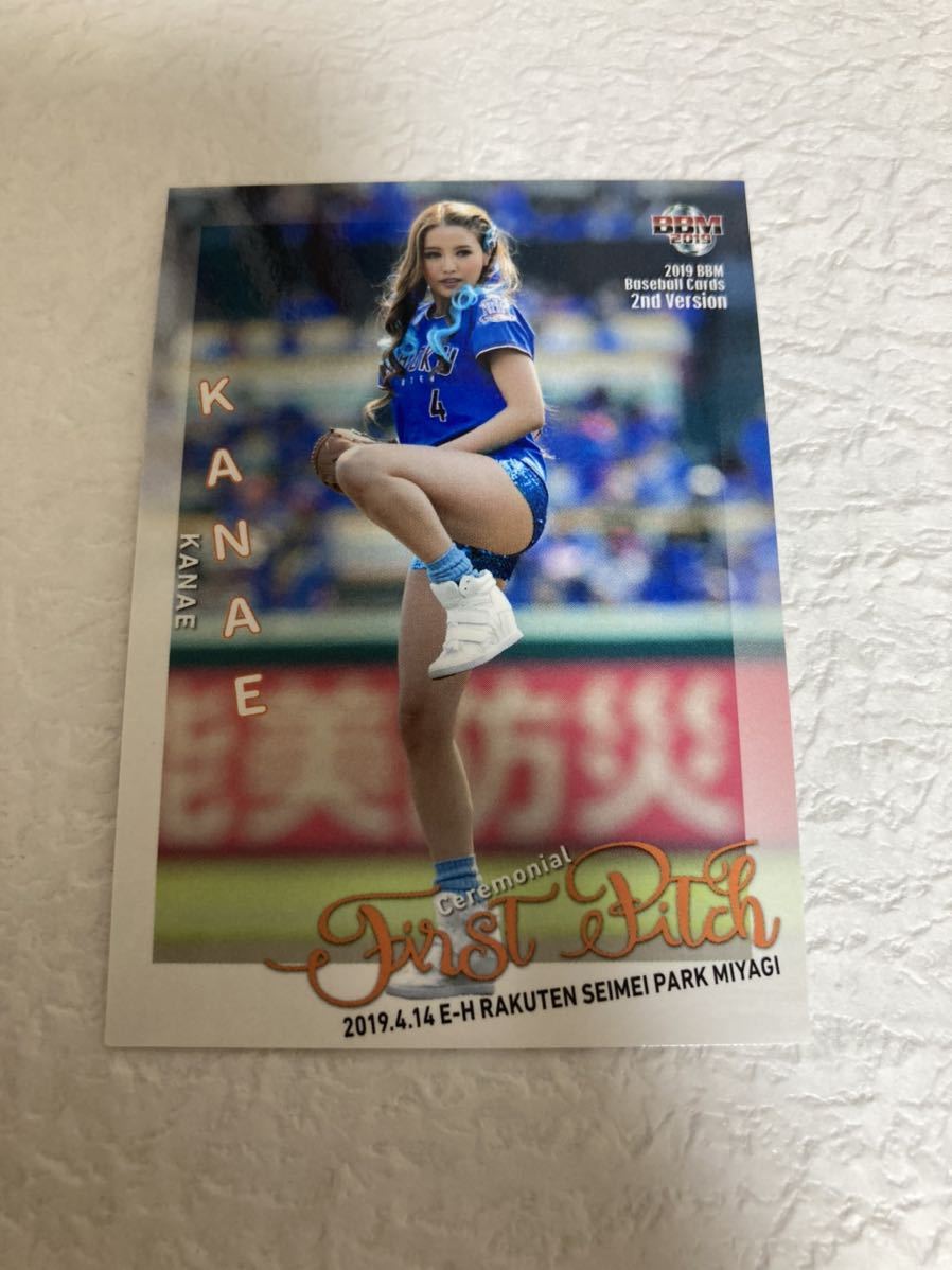 【KANAE】2019 BBM 2nd 始球式カード 2019 ベースボールカード セカンドバージョン拍卖