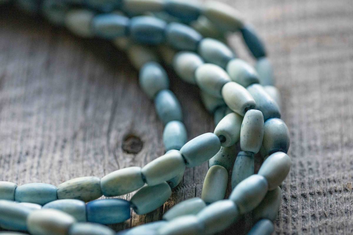 *数量限定 藍染ボーンビーズD拍卖