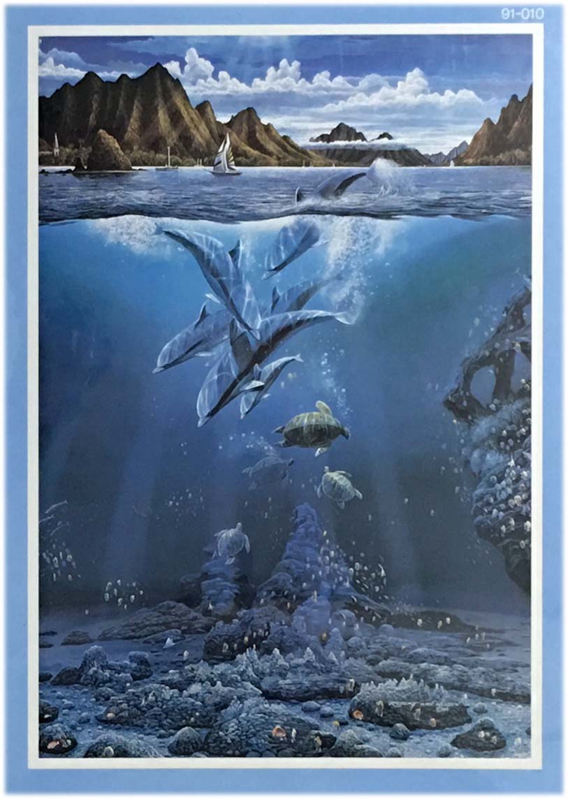 ■新古品・未開封■ビバリー■ロバート・リン・ネルソン「セイブ ザ ドルフィンズ」■1000 PIECES■72cm×49cm■NO.91-010■ジグソーパズル拍卖