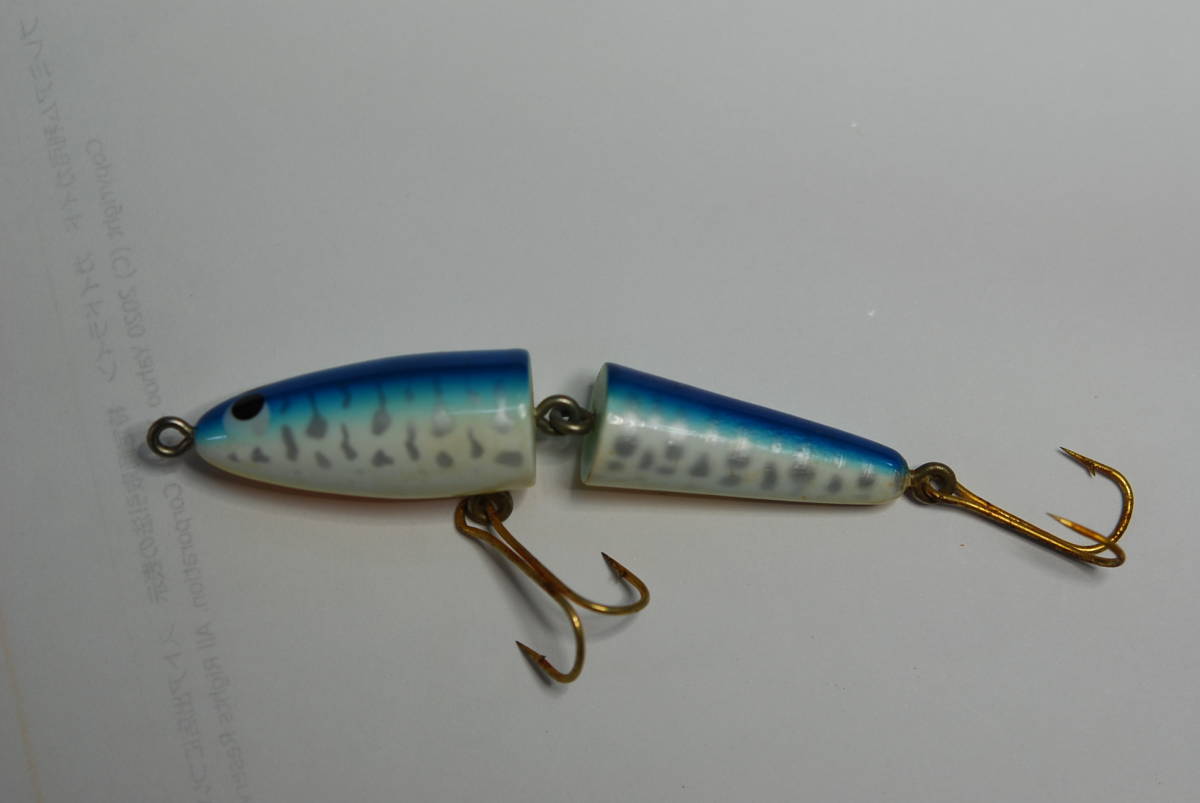 ZEAL 1985年 jointed minnow オールドルアー ズイール ジール  ウッド ペイントアイ OLD ZEAL 拍卖