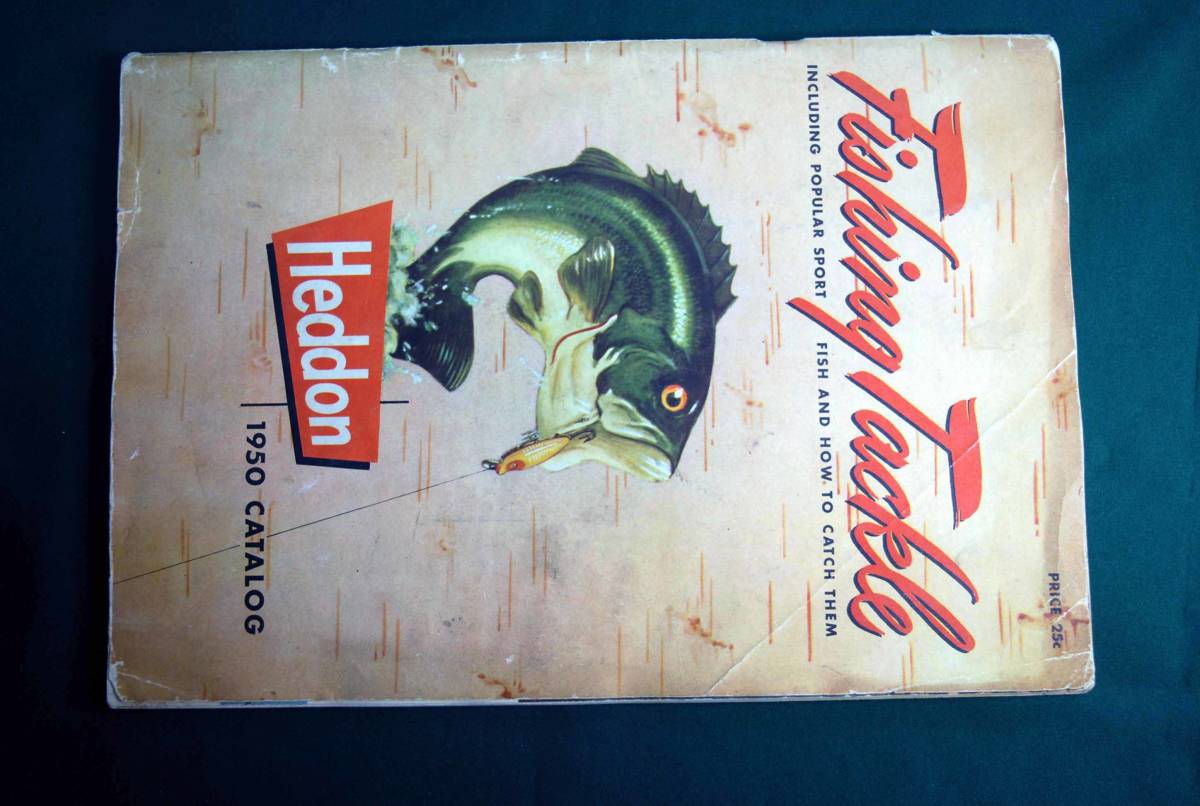 HEDDON CATALOG 1950年 へドン カタログ 1950年 古本拍卖