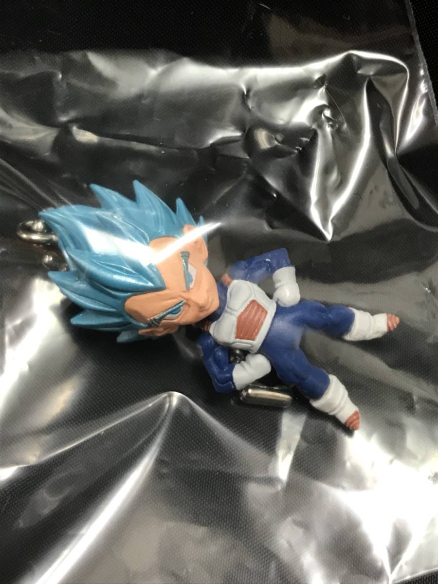 0020-01 現品のみ ドラゴンボールZ UDM 超サイヤ人 ベジータ フィギュア キーホルダー拍卖