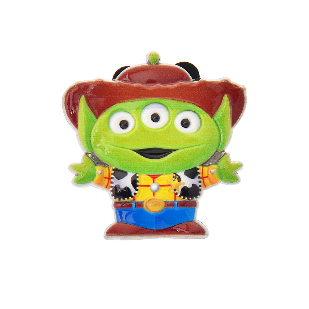 リトル・グリーン・メン/エイリアン ピンバッジ ウッディコスチュームエイリアン Toy Story 25th 売り切れ品 ピクサー拍卖
