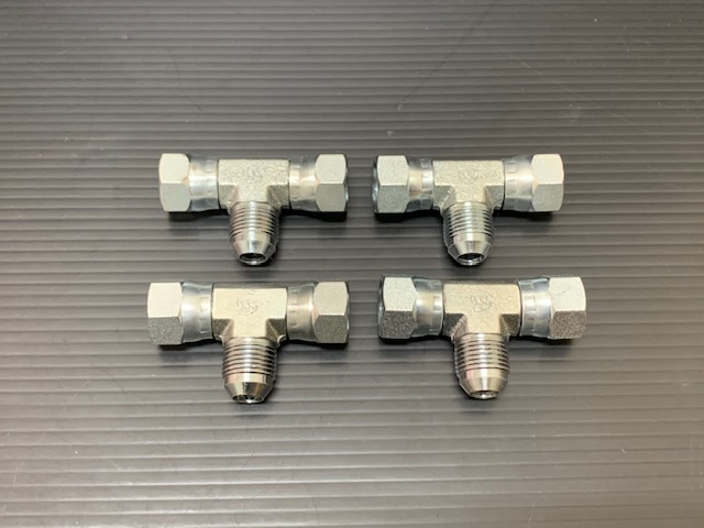 #8 フィッティング ハイドロ T型 インパラ キャデ モンテ タウンカー 4個セット拍卖