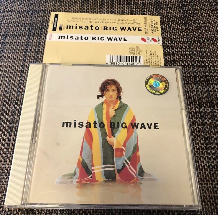 【送料無料】渡辺美里 / BIG WAVE 帯付き 初回プレス盤 ピクチャーレーベル仕様 レンタル落ち拍卖