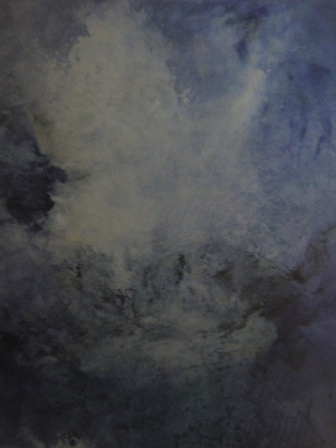 小松謙一、【冬空】、希少な額装用画集より、新品額装付、状態良好、送料込み.拍卖