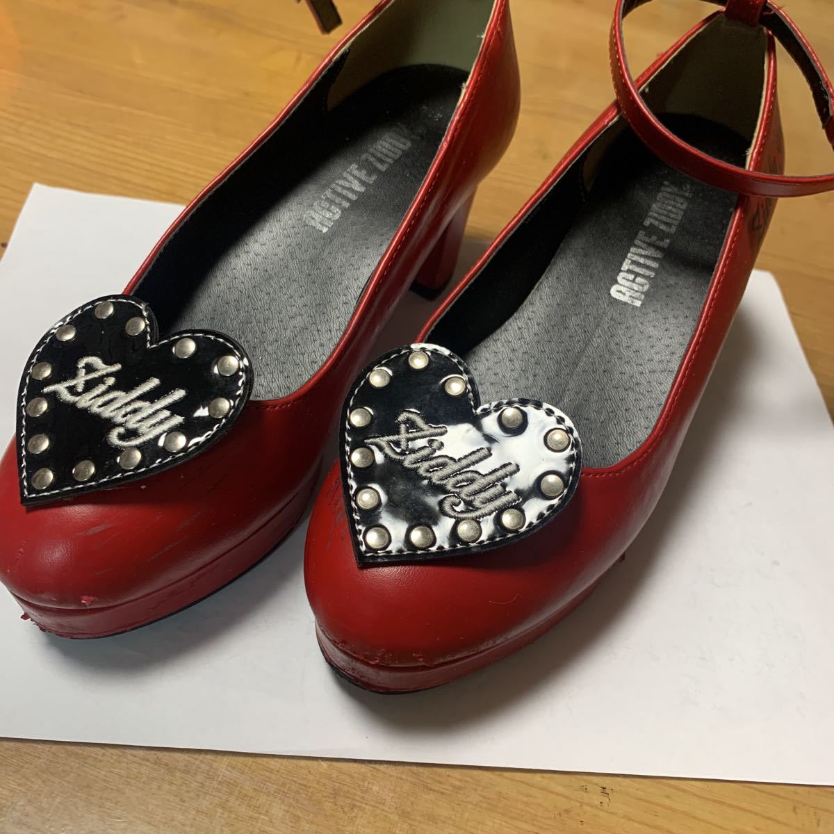 ZIDDY ストラップ付きパンプス 21サイズ拍卖