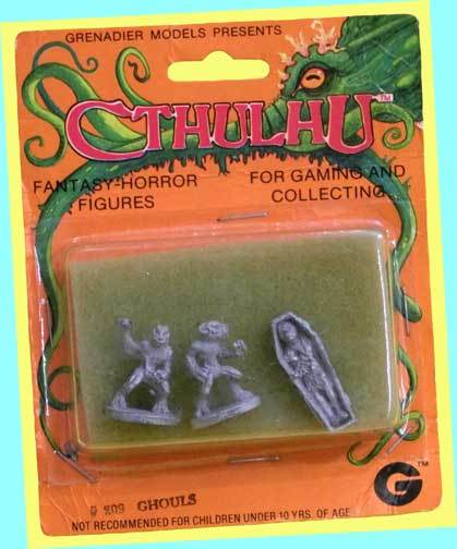 ▲▲最終品▲#GCT-209 GHOULS ★CTHULHU 25㍉メタル人形★GRENADIER MODELS・一次流通 新品未開封未使用・超美品・台紙難有・1次流通品拍卖