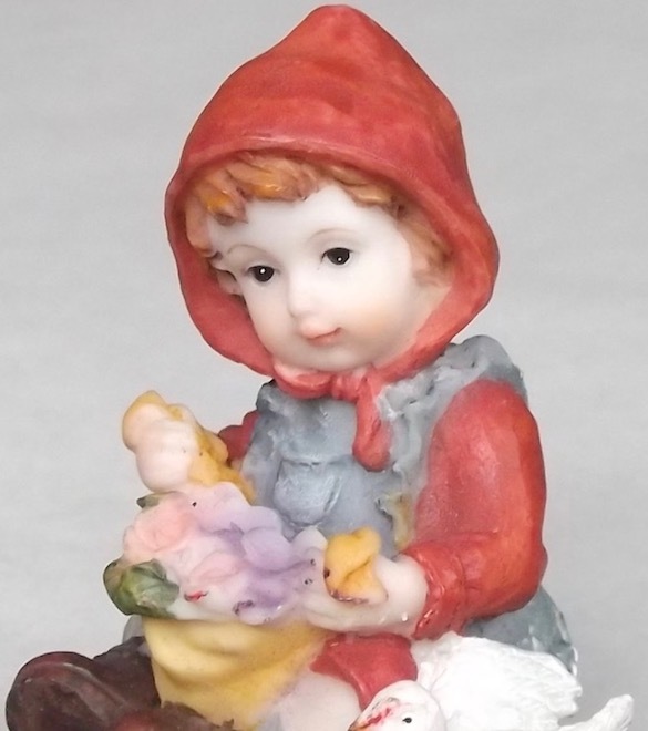 古い ドイツ 彫刻 子供 人形 磁器? レジン? 置物 検/ ミニチュア フィギュリン 工芸 人形 女児 児童 ヨーロッパ 雑貨 作家物拍卖