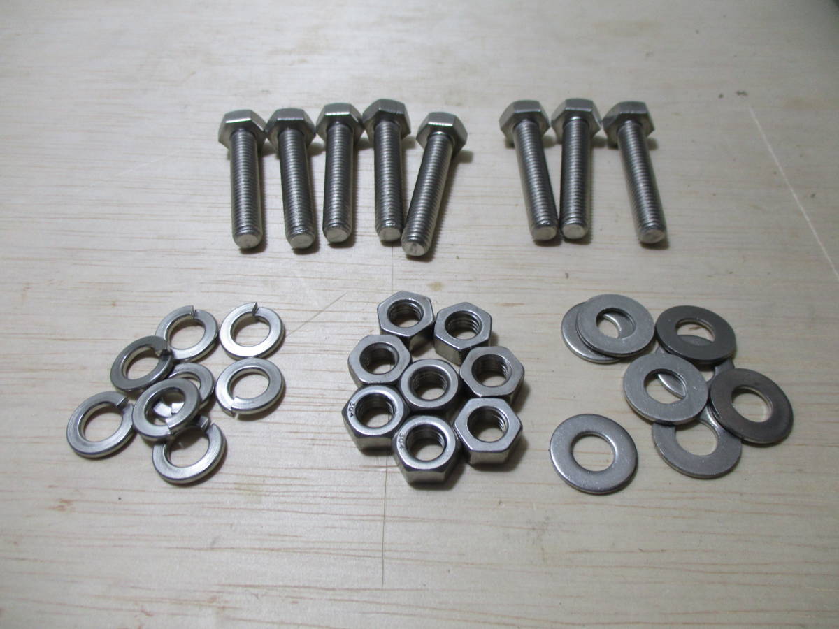 ステンレスボルト8×40 新品 2パック(8本セット)で1個 1個¥500 送料¥185拍卖