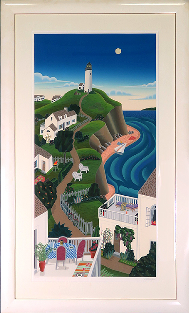 マックナイト(ナンタケットの灯台)シルクスクリーン 真性保証 Acre拍卖