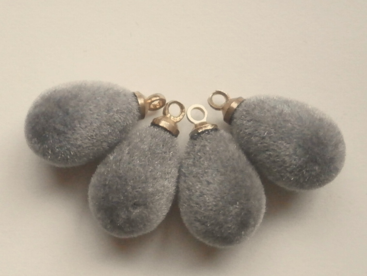 フロッキー チャーム★15×10★グレー拍卖