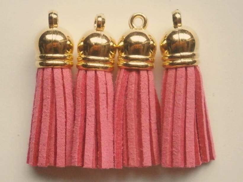 フリンジ★38mm★ローズピンク拍卖