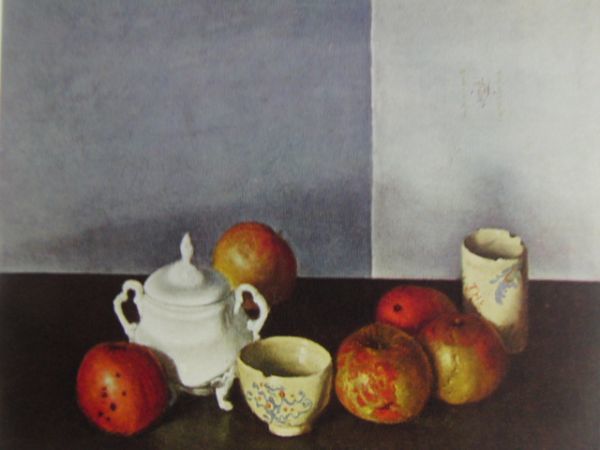 岸田 劉生、【静物】、年代物、希少画集画、状態良好、新品高級額装付、送料無料拍卖