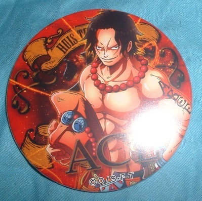 ワンピース ハウステンボス限定 輩缶バッジ エース拍卖