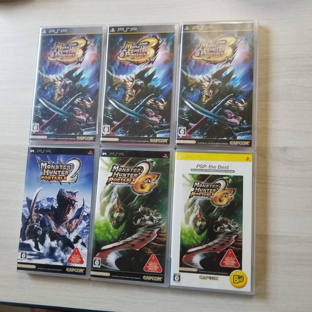 ◯PSP モンスターハンターシリーズ 6本!    同梱OK◯拍卖