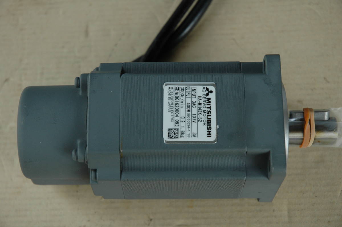 三菱電機 ACサーボモーター HA-MH43K-S2 400W★新品未使用★箱入り拍卖