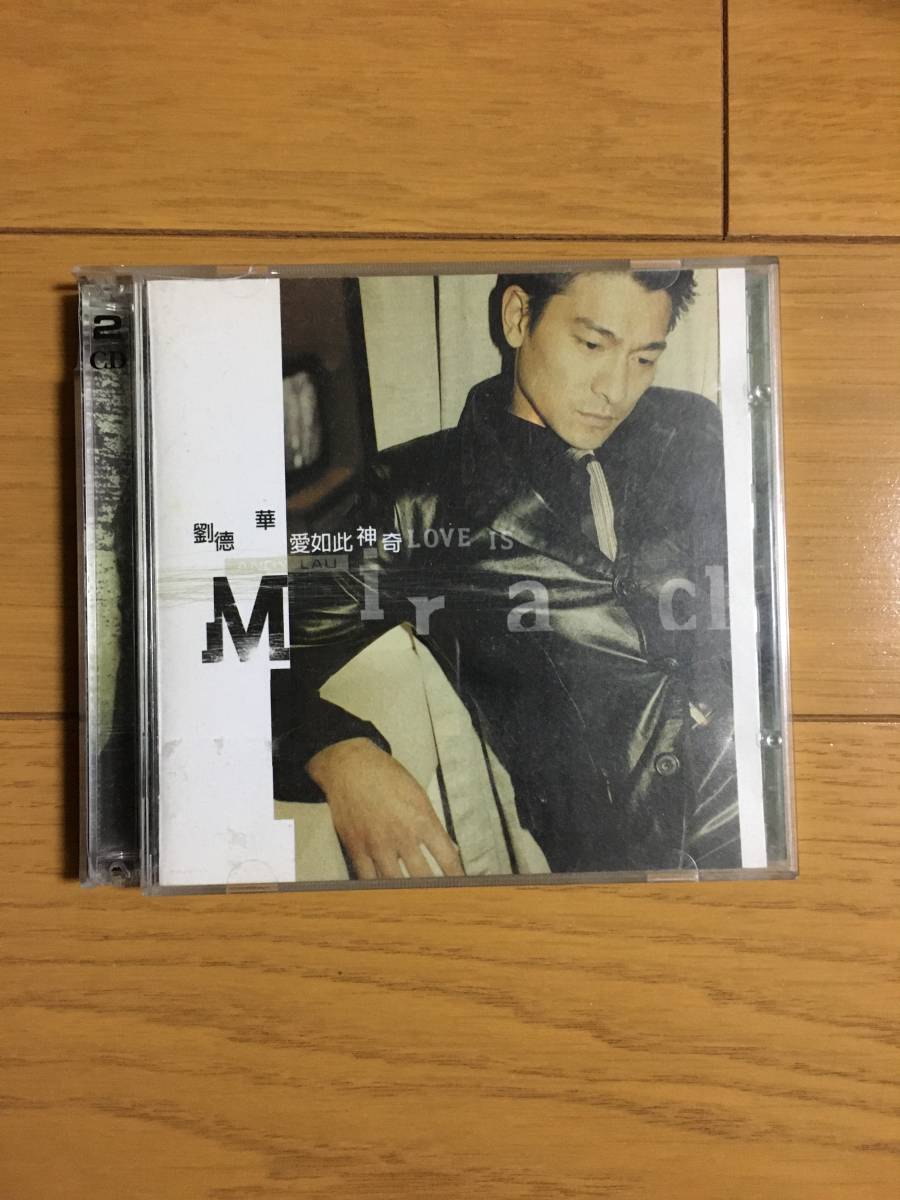 台湾オリジナル帯付き (帯ダメージ) アンディ・ラウ「劉徳華 愛如比神奇 love Is A Miracle」台湾盤CD 中華ポップス拍卖