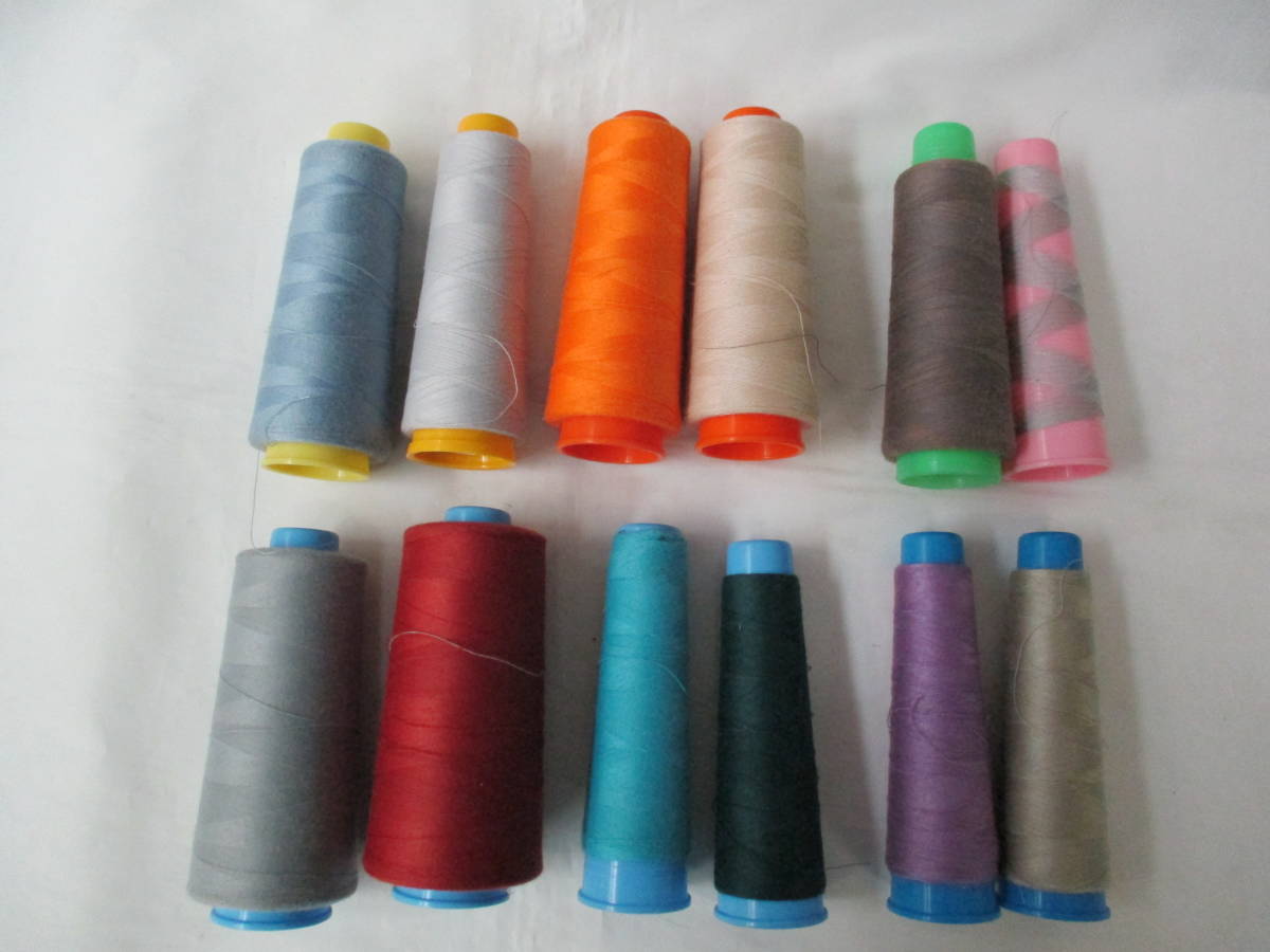 @IK スパンミシン糸 まとめて 60番 80番 ミシン糸 手芸 ミシン糸 拍卖