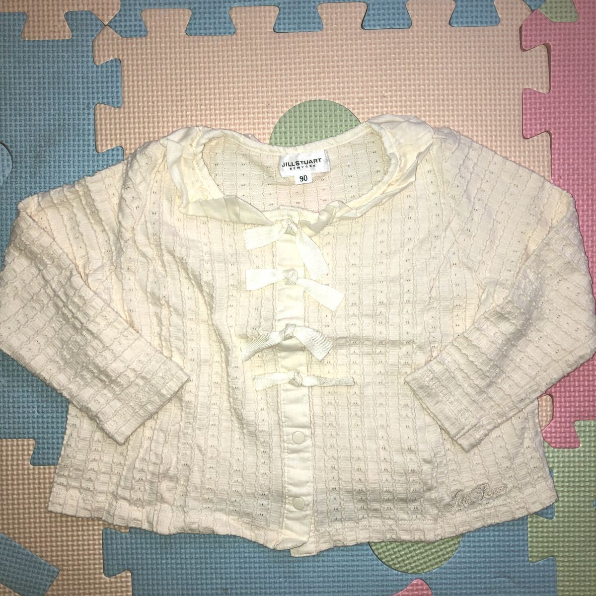 【新品即決】ジルスチュアートとっても可愛い長袖カーディガン90cm 羽織りもの拍卖