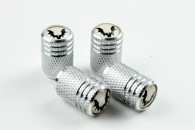 コウモリマークエアバルブ エアバルブキャップ カー用品 外装パーツ ホイール タイヤ周辺用品 エア漏れ低減パッキン付き!簡単装着拍卖