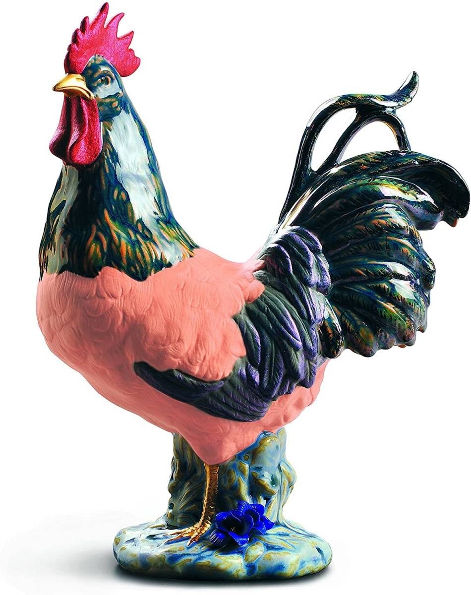 リヤドロ LLADRO にわとり 酉 暁光 限定1888 十二支 スペイン ニワトリ 鶏 5つの徳 プレゼントに拍卖