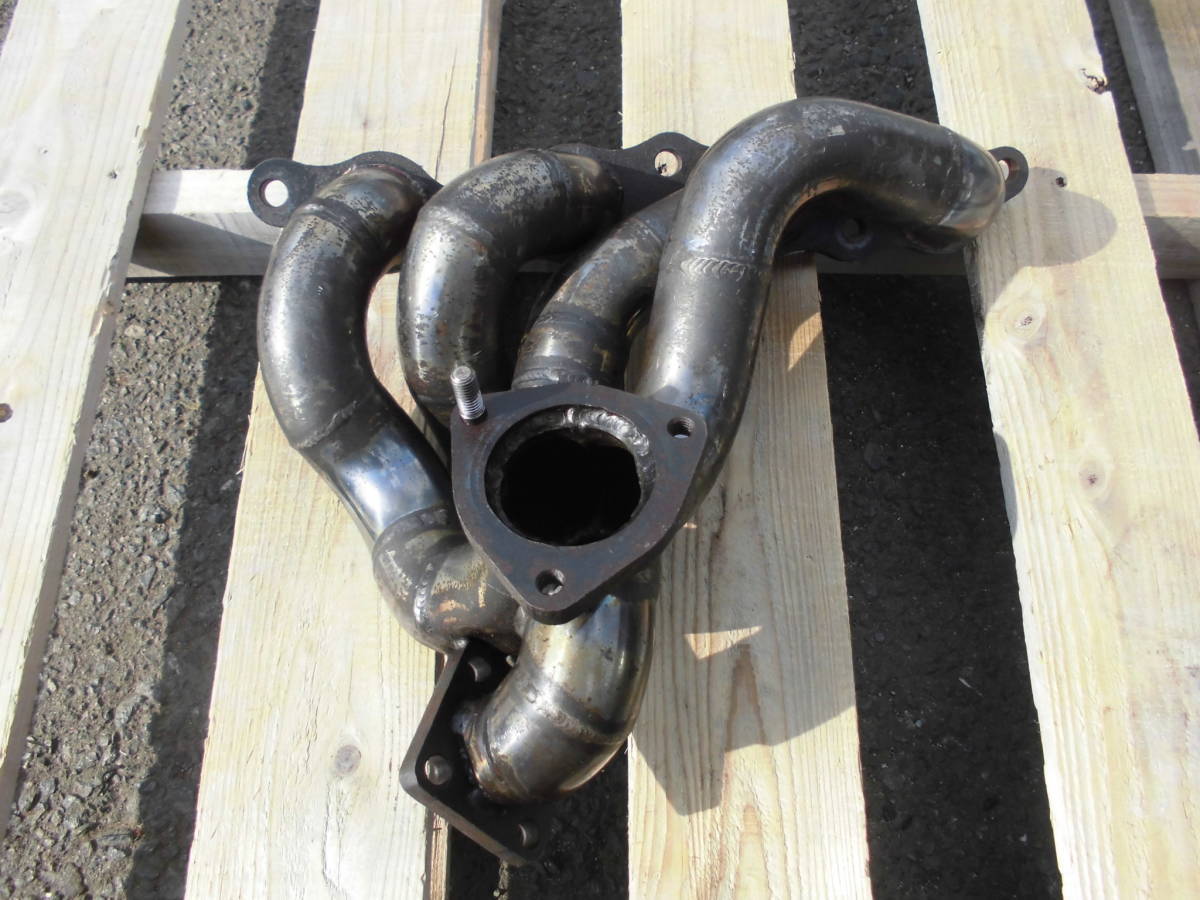 AE86 4AG 16バルブ TD04 TD05 TD06 トラスト グレッディ ターボ ステンレス エキマニ たこ足 タコ足 TRUST GReddy 4A-G 3角フランジ 拍卖
