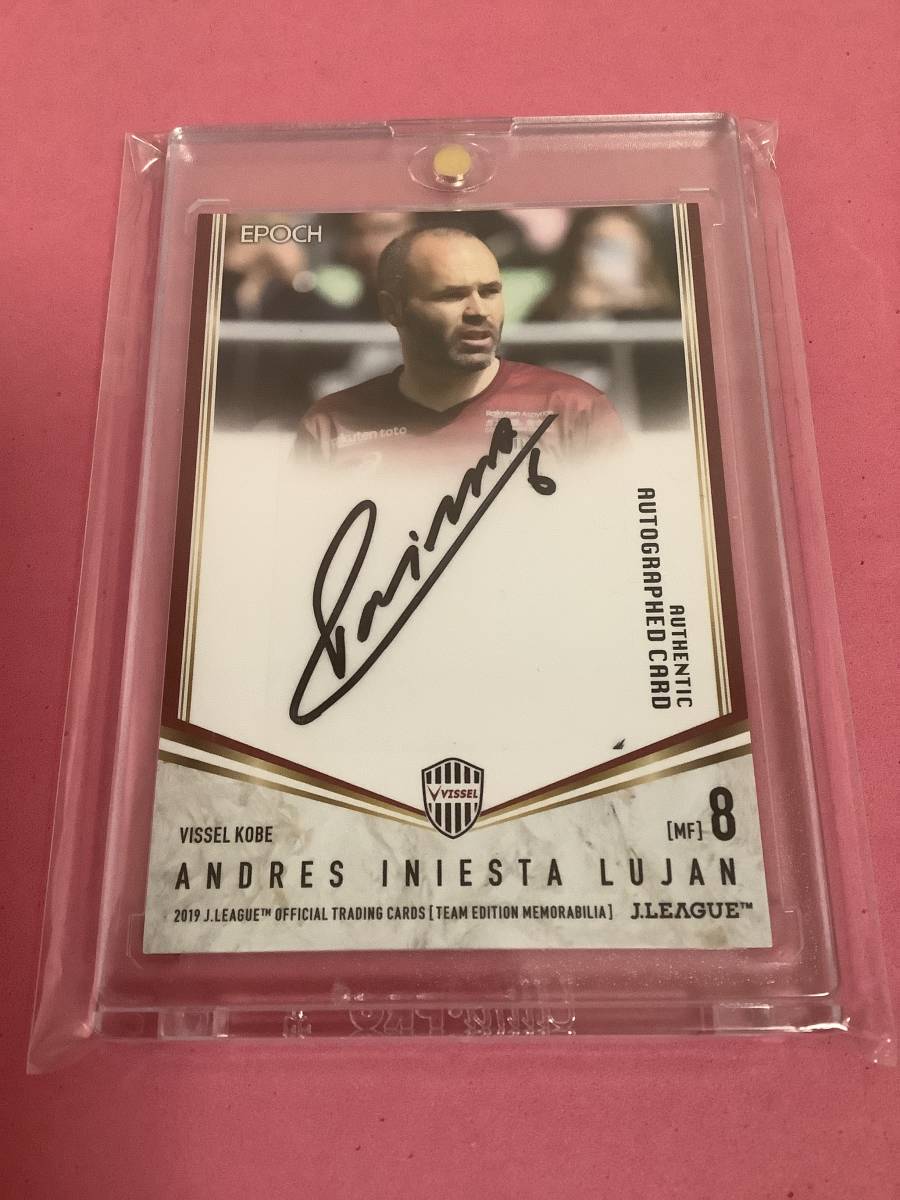 『マグホ発送』2019 ヴィッセル神戸 直筆サインカード イニエスタ拍卖