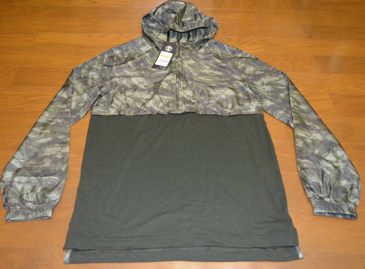 12【新品タグ付】*UNDER ARMOUR アンダーアーマー ライフスタイルパーカー スポーツスタイルアノラック メンズ SM 送料無料拍卖