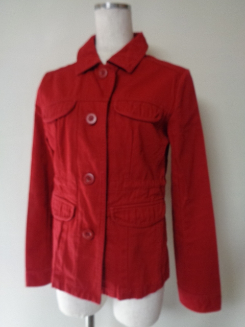 トミーガール tommy girl ジャケット サイズM レッド レディース 拍卖