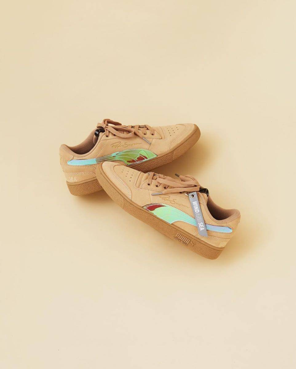 【新品箱付き】 20AW 21 新品 WIND AND SEA × PUMA ウィンダンシー RALPH SAMPSON LO × wind and sea PUMA PALE KHAKI スニーカー拍卖