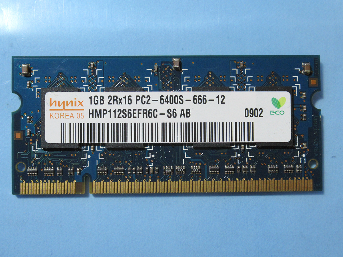 hynix製 PC2-6400S DDR2-800 200pin 1GB / 0902拍卖