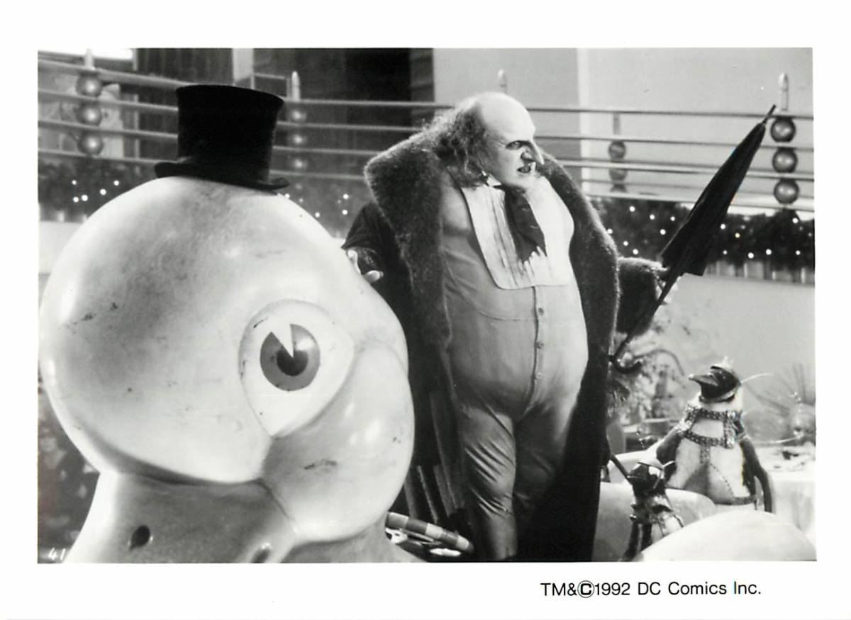 p40565『バットマン リターンズ』スチル マイケル・キートン ティム・バートン ダニー・デヴィート ミシェル・ファイファー拍卖