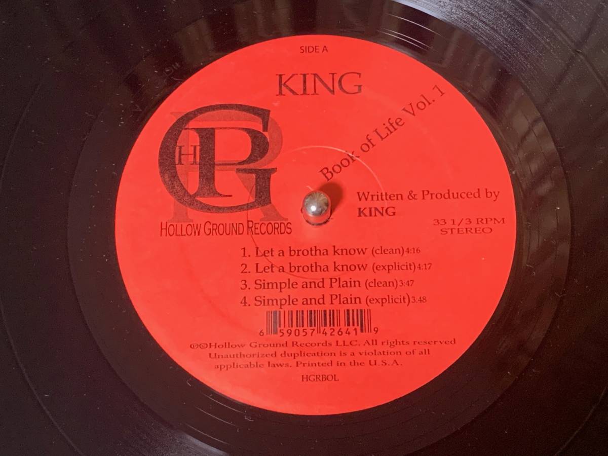 KING ♪BOOK OF LIFE VOL.1 US オリジナル拍卖