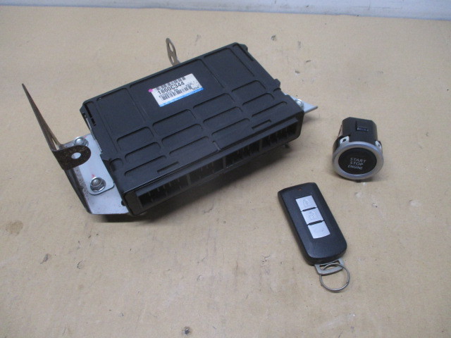 ニッサン デイズ B21W ハイウェイスターX エンジンコンピューター(1860C344)エンジンスタートスイッチ スマートキー セット拍卖