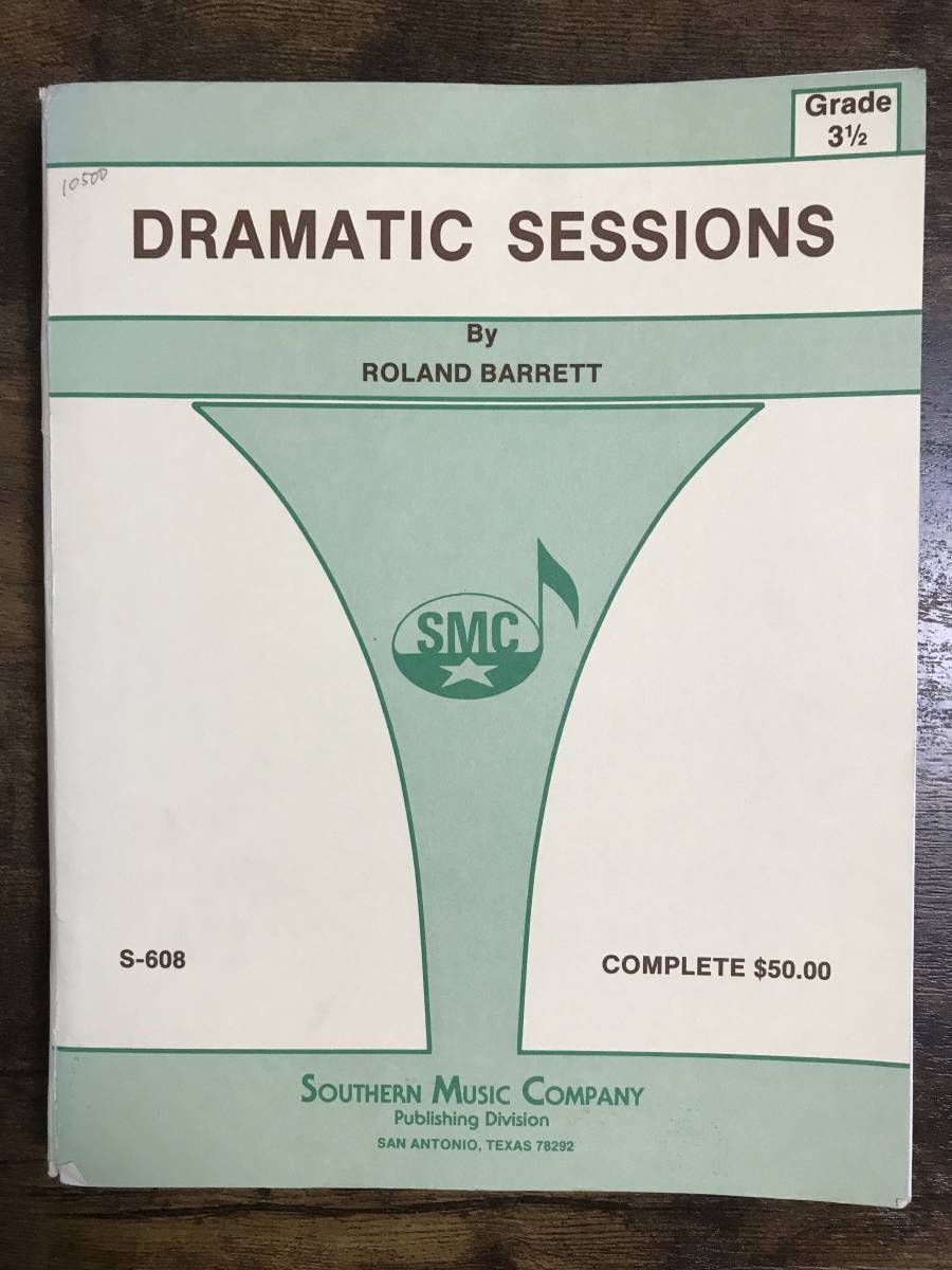 送料無料/吹奏楽楽譜/ローランド・バレット:ドラマティック・セッションズ/グレード3.5拍卖