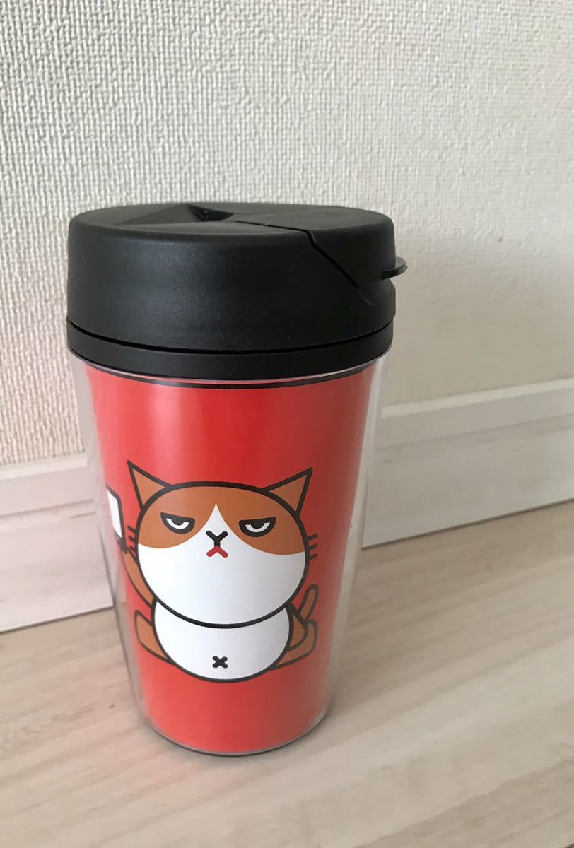 ★非売品・未使用★ふてニャン タンブラー●カスタムデザインタンブラー・水筒・ウォーターボトル● ワイモバイル・ふてにゃん●新品拍卖
