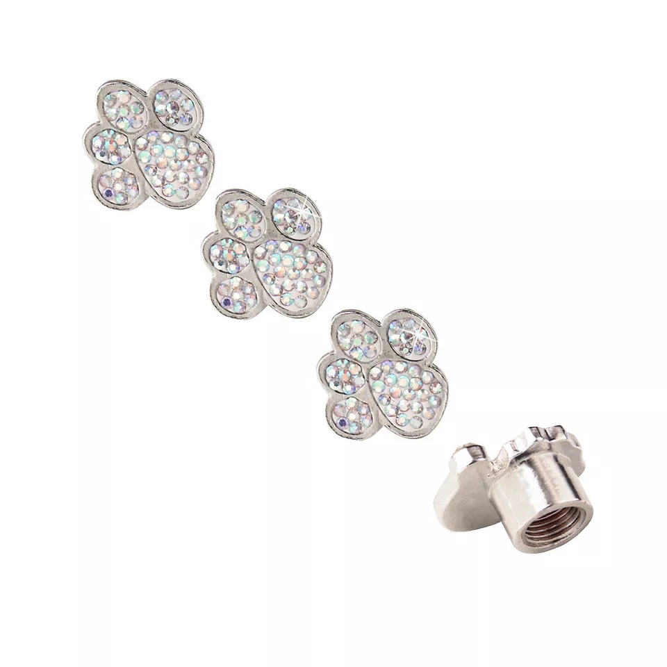 肉球 バルブキャップ 4個セット マルチカラー拍卖