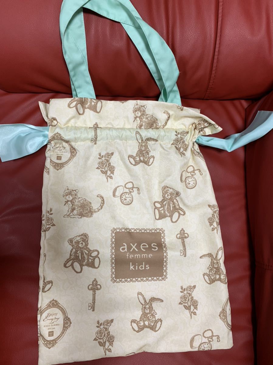 即決!新品!axes femme kids福袋のバッグのみ★アクシーズファム グリーン拍卖