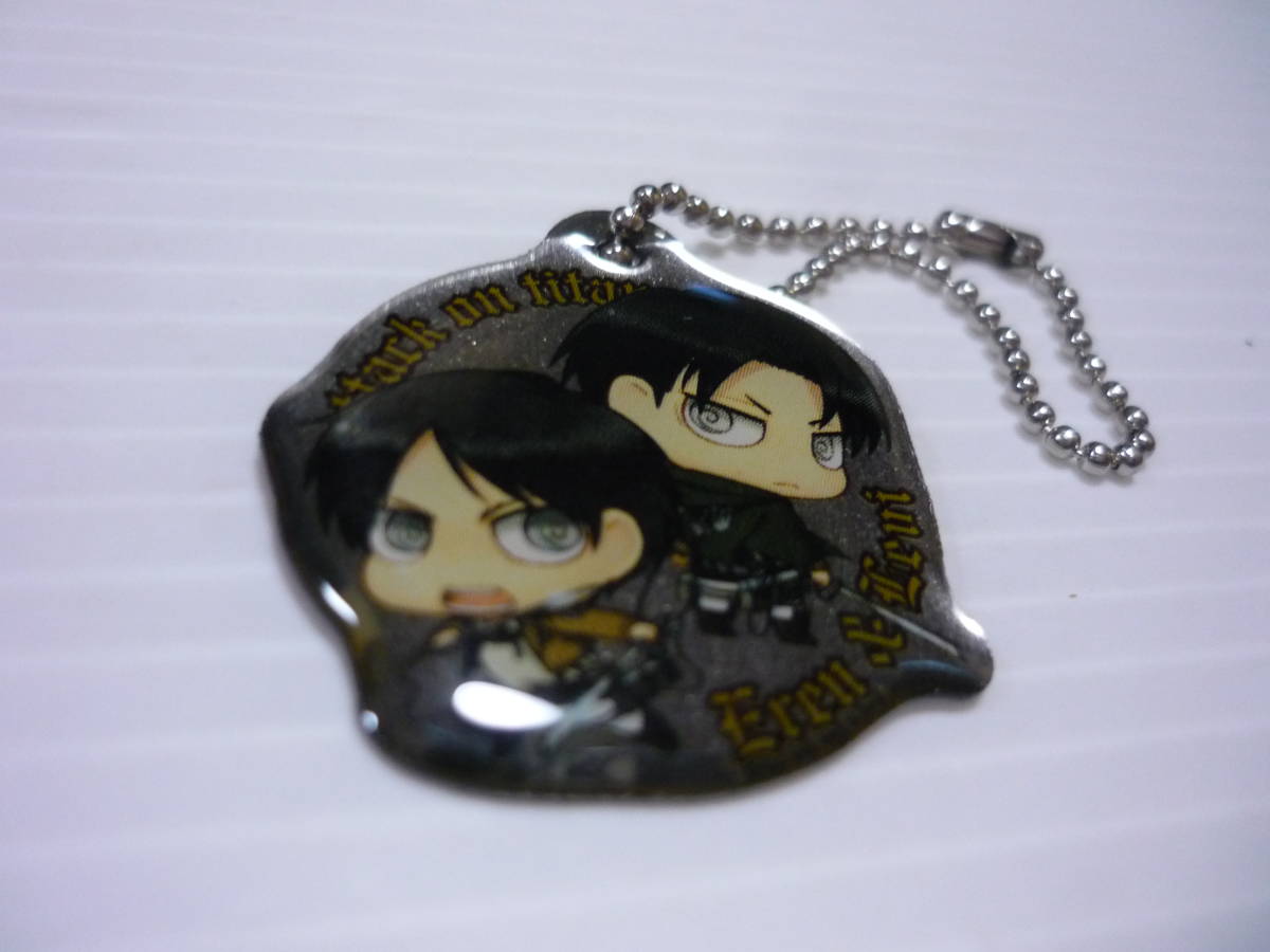 【送料無料】進撃の巨人 エレン リヴァイ / キーホルダー / ストラップ / ちみキャラ拍卖