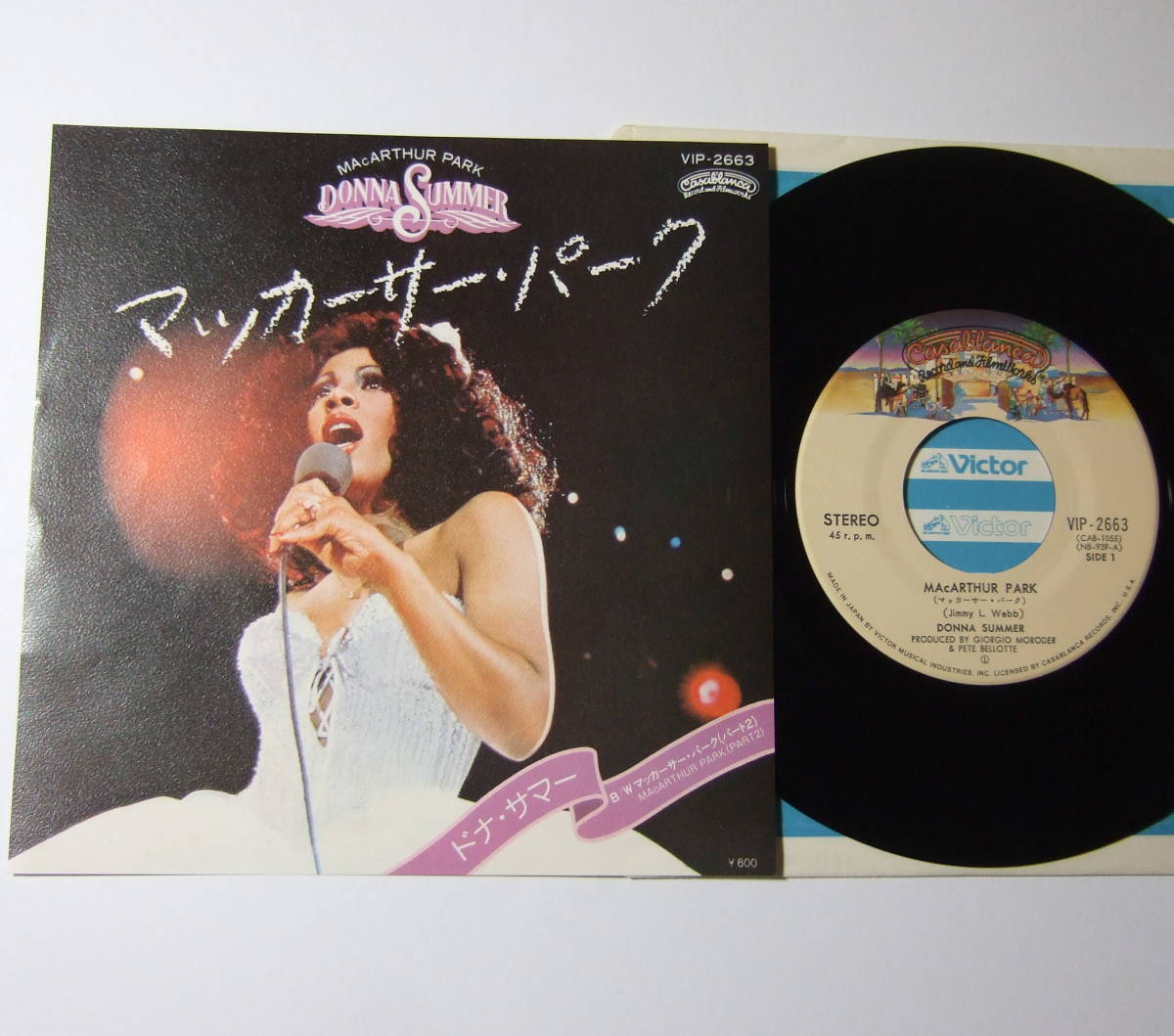 EP ドナ・サマー マッカーサー・パーク VIP-2663 DONNA SUMMER MAcARTHUR PARK拍卖