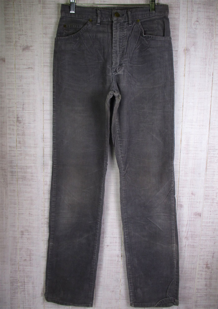 Lee 80's ヴィンテージ リー 200 コーデュロイパンツ グレーW29xL33 USA製 #mbc-82拍卖
