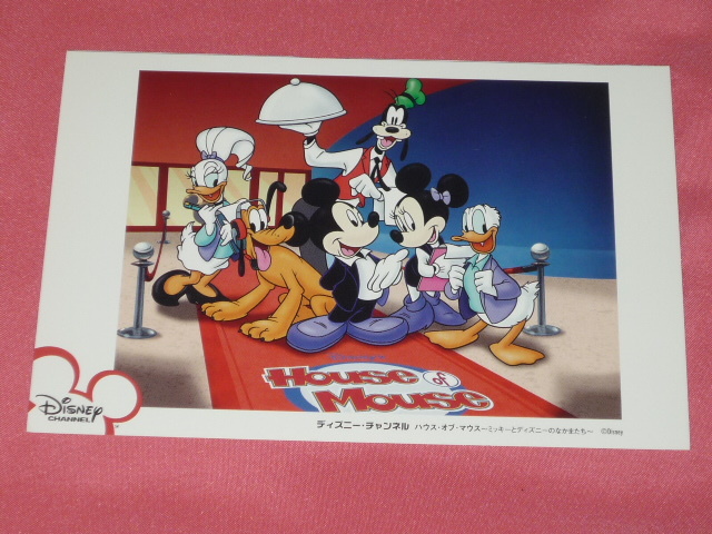 激レア!カワイイ♪ディズニー ミッキー&ミニー ドナルド&デイジー他 キャラクター ポストカード(非売品)拍卖