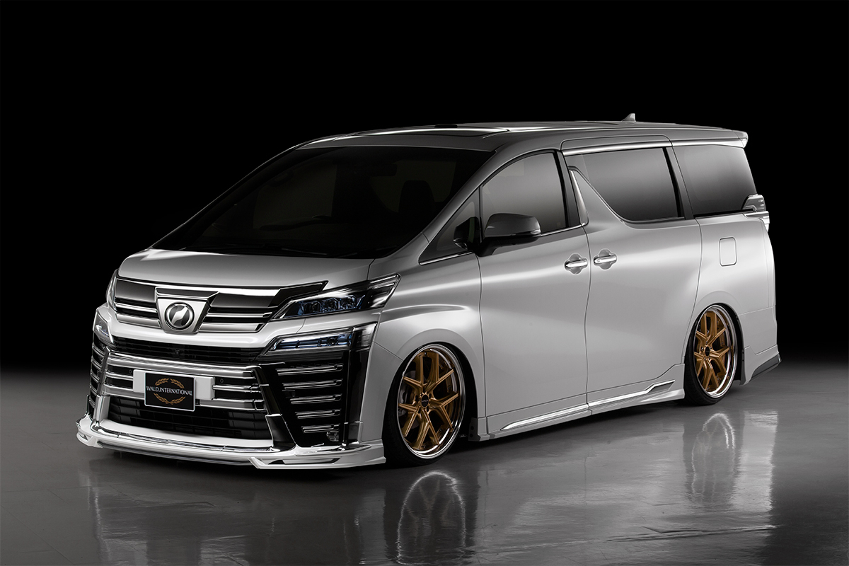 ☆WALD ヴェルファイア 30系 M/C後 ~EXECUTIVE LINE~ エアロ 4点KIT メッキガーニッシュ付☆ 送料無料!!拍卖