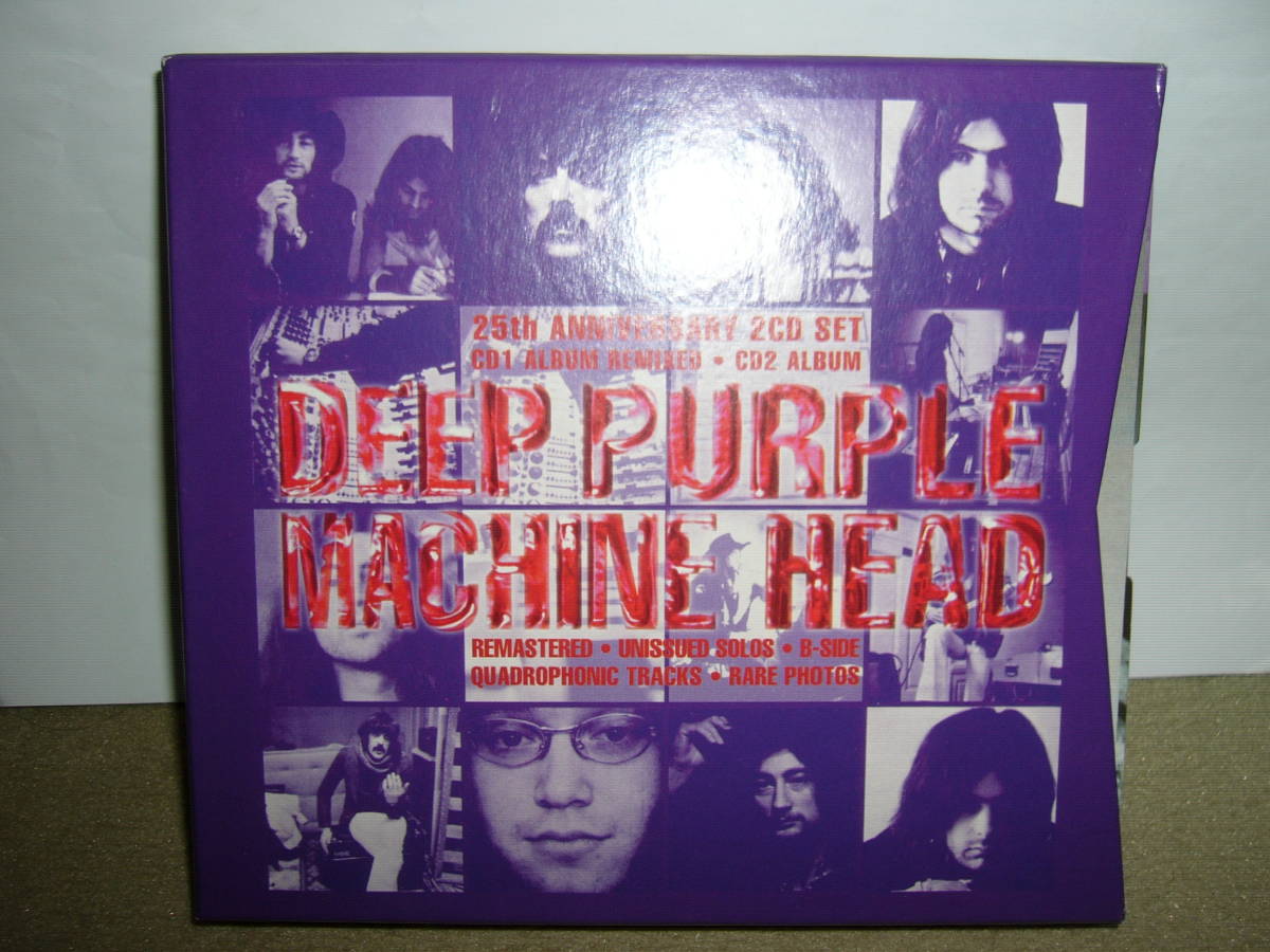 Roger Glover監修の興味深いリミックスとリマスター25周年記念限定盤二枚組 第二期代表作 大傑作「Machine Head」 輸入盤中古。拍卖