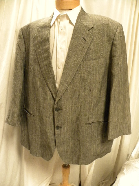 |o_o|イタリアのLubiam(1m)ジャケット165-170cm肩広100%麻拍卖