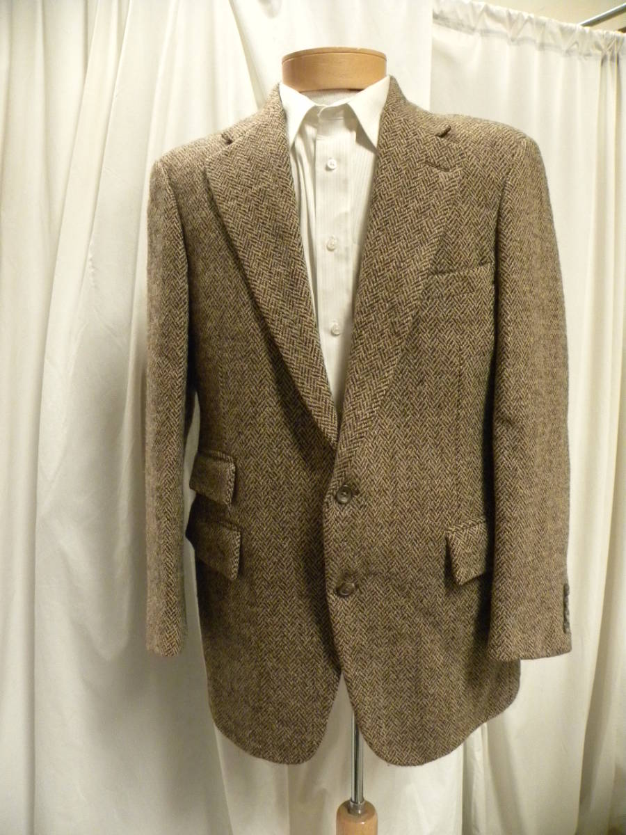 |o_o|Poloラルフローレン(14n)ツイードジャケット170-175cm拍卖